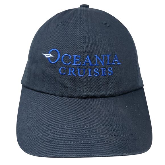 Oceania Cruises Strapback Hat Blue One Size Classic Cut Ultra Club - Picture 1 of 9